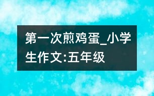 第一次煎雞蛋_小學(xué)生作文:五年級(jí)