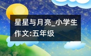 星星與月亮_小學生作文:五年級
