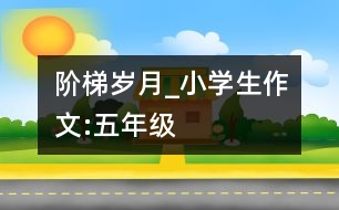 階梯、歲月_小學(xué)生作文:五年級