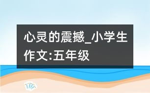 心靈的震撼_小學生作文:五年級