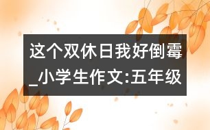 這個雙休日我好倒霉_小學生作文:五年級