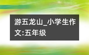 游五龍山_小學生作文:五年級
