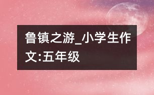 魯鎮(zhèn)之游_小學(xué)生作文:五年級