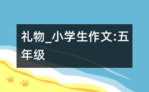 禮物_小學(xué)生作文:五年級