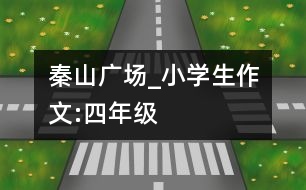 秦山廣場(chǎng)_小學(xué)生作文:四年級(jí)