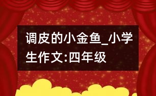 調(diào)皮的小金魚_小學生作文:四年級