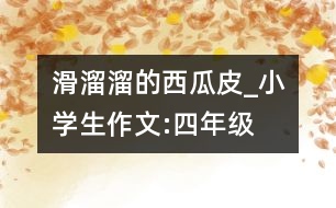 滑溜溜的西瓜皮_小學(xué)生作文:四年級