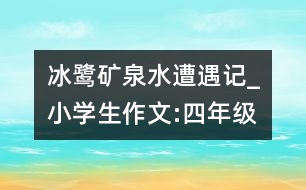 冰鷺礦泉水遭遇記_小學生作文:四年級