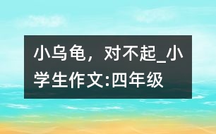 “小烏龜”，對不起_小學生作文:四年級