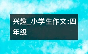 興趣_小學生作文:四年級