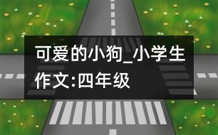 可愛的小狗_小學(xué)生作文:四年級(jí)
