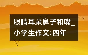 眼睛、耳朵、鼻子和嘴_小學(xué)生作文:四年級(jí)