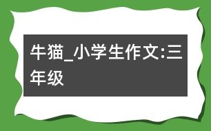 “?！必坃小學生作文:三年級