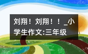 劉翔！劉翔！！_小學(xué)生作文:三年級(jí)
