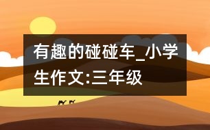 有趣的碰碰車_小學生作文:三年級