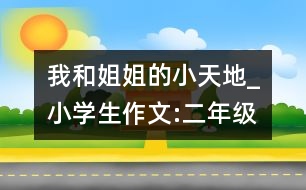 我和姐姐的小天地_小學生作文:二年級