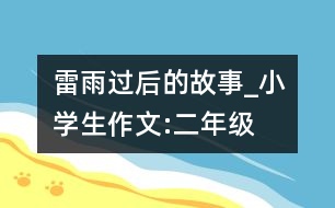 雷雨過后的故事_小學(xué)生作文:二年級(jí)