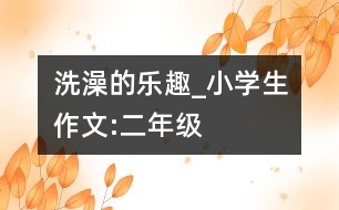 洗澡的樂趣_小學生作文:二年級