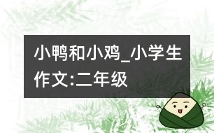 小鴨和小雞_小學(xué)生作文:二年級(jí)