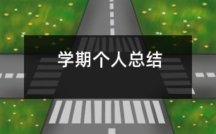 學(xué)期個(gè)人總結(jié)