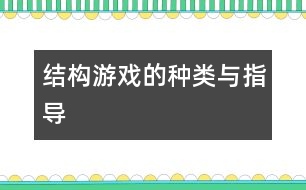 結(jié)構(gòu)游戲的種類與指導