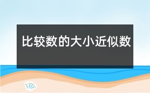 比較數(shù)的大小、近似數(shù)