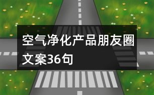 空氣凈化產品朋友圈文案36句
