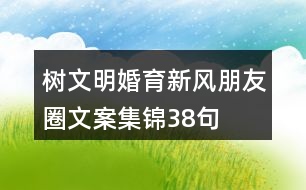 樹文明婚育新風朋友圈文案集錦38句