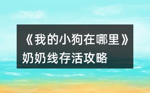 《我的小狗在哪里》奶奶線(xiàn)存活攻略