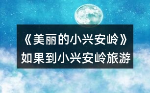 《美麗的小興安嶺》如果到小興安嶺旅游，你會選擇哪個季節(jié)去？結(jié)合課文內(nèi)容說說你的理由。