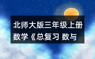 北師大版三年級上冊數(shù)學《總復習 數(shù)與代數(shù)》 9.森林醫(yī)生。