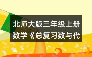 北師大版三年級上冊數學《總復習數與代數》 12. (1)一瓶墨水多少元? (2)平均每只小松鼠分到多少個?