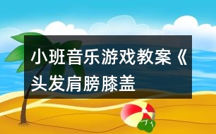 小班音樂(lè)游戲教案《頭發(fā)、肩膀、膝蓋、腳》反思