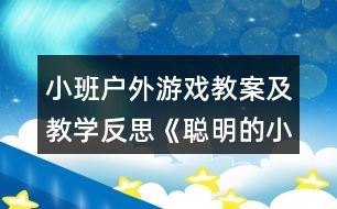 小班戶(hù)外游戲教案及教學(xué)反思《聰明的小兔》