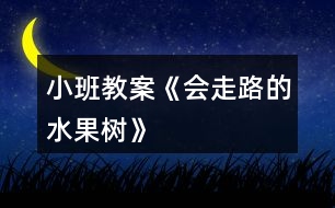 小班教案《會(huì)走路的水果樹(shù)》
