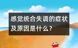 感覺統(tǒng)合失調(diào)的癥狀及原因是什么？