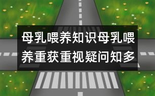 母乳喂養(yǎng)知識(shí)：母乳喂養(yǎng)重獲重視疑問知多少