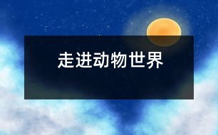 走進(jìn)動物世界