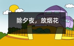 除夕夜，放煙花