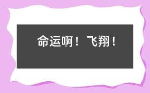 命運(yùn)啊！飛翔！