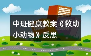 中班健康教案《救助小動(dòng)物》反思