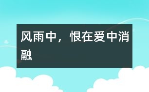 風(fēng)雨中，恨在愛中消融