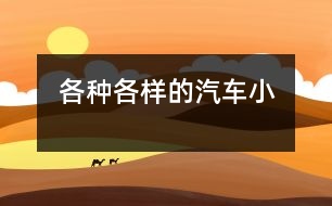 各種各樣的汽車(小)