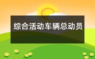 綜合活動(dòng)：車(chē)輛總動(dòng)員