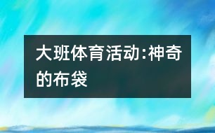 大班體育活動(dòng):神奇的布袋