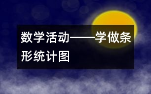 數(shù)學活動――學做條形統(tǒng)計圖