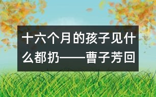 十六個月的孩子見什么都扔――曹子芳回答