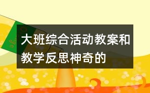 大班綜合活動教案和教學(xué)反思——神奇的小細(xì)管