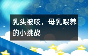 乳頭被咬，母乳喂養(yǎng)的小挑戰(zhàn)