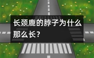 長頸鹿的脖子為什么那么長？